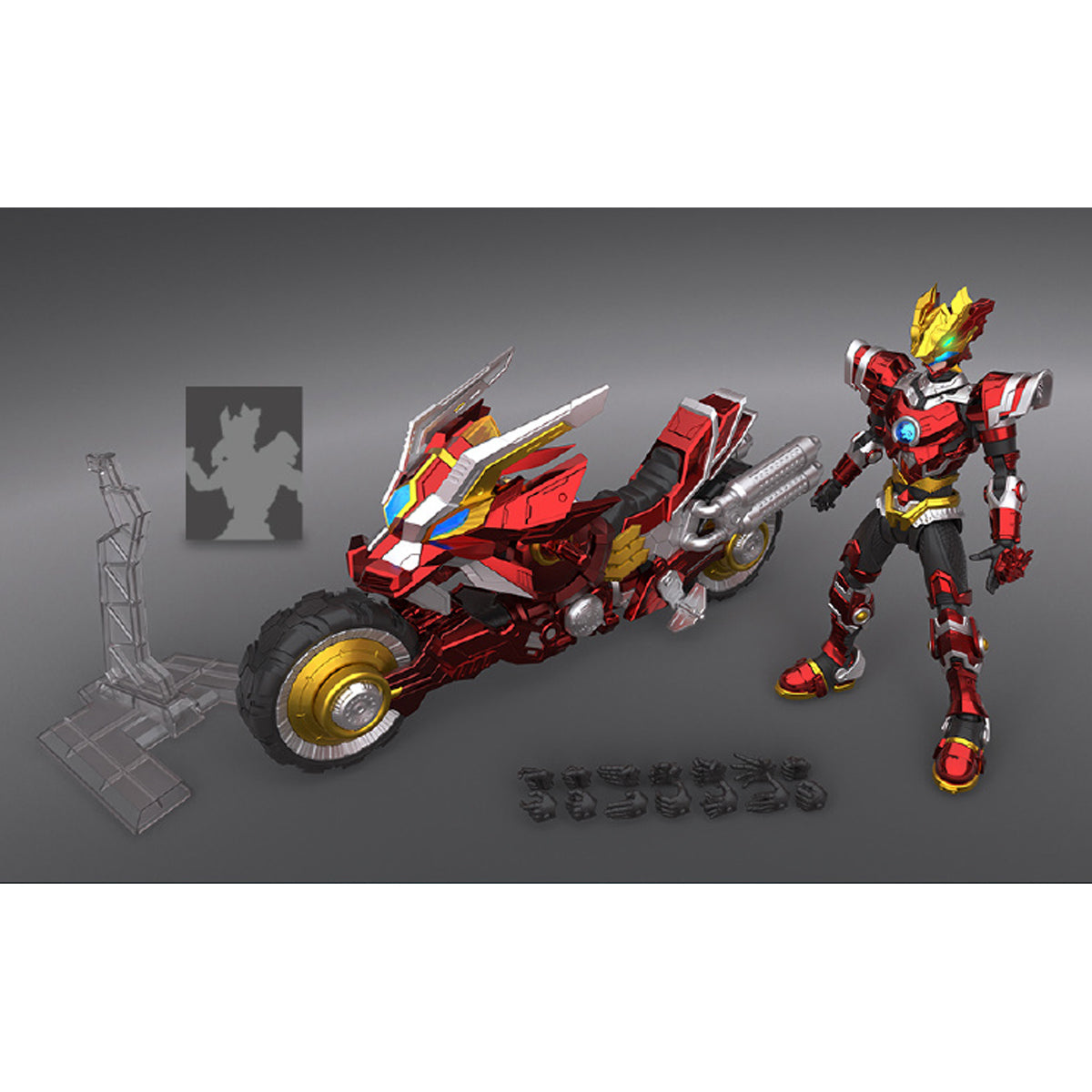 Yili Chuangwan RevEvolution Super Beast Fire Armor Lin Fei & Phantom Lin Flash Model Kit