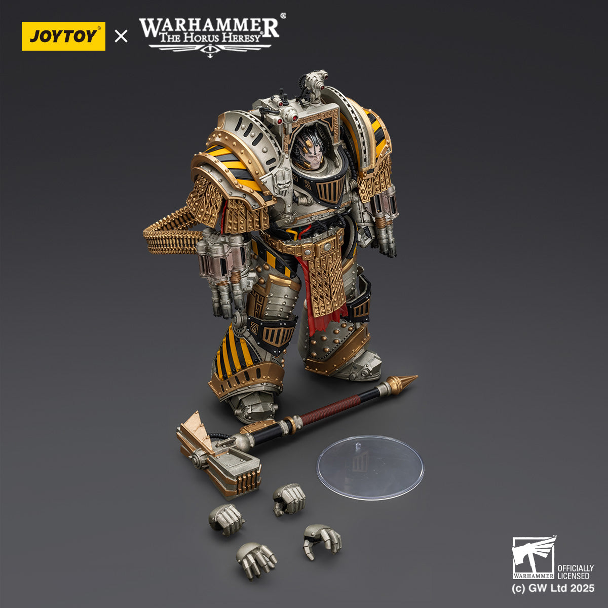 JOYTOY Iron Warriors Perturabo Primarch of the lVth Legion JT01819 Warhammer 1/18 Action Figure