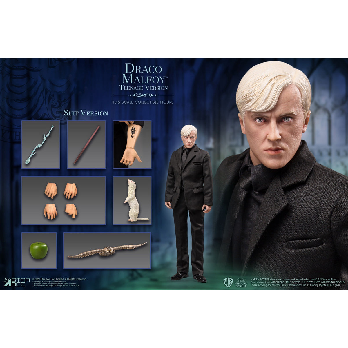 STAR ACE Toys Harry Potter: Teenager Draco Malfoy Suit Edition Action Figure
