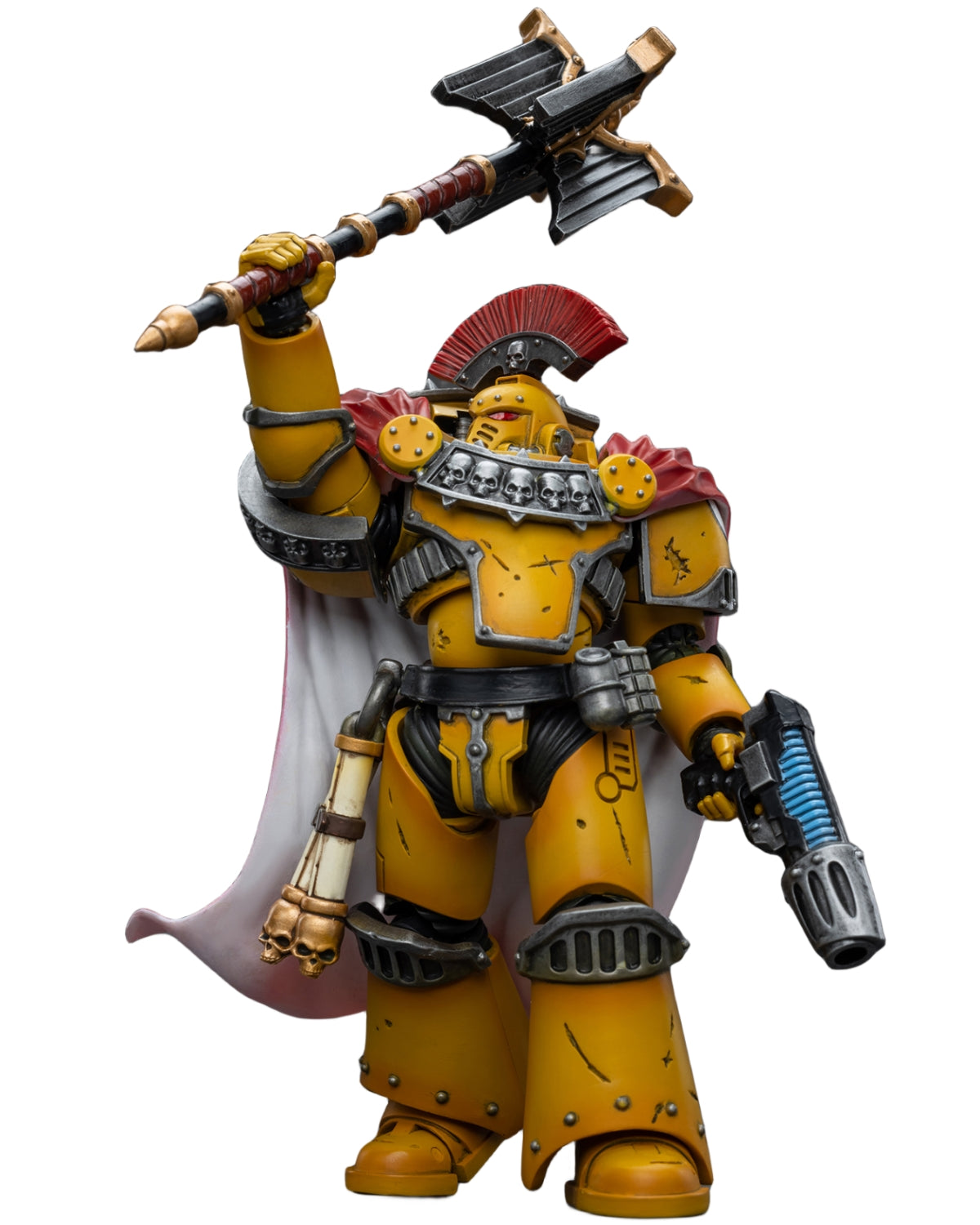 Figurine de collection JoyToy 40K : Imperial Fists, aumônier de la Légion, consul, échelle 1:18, JT9039