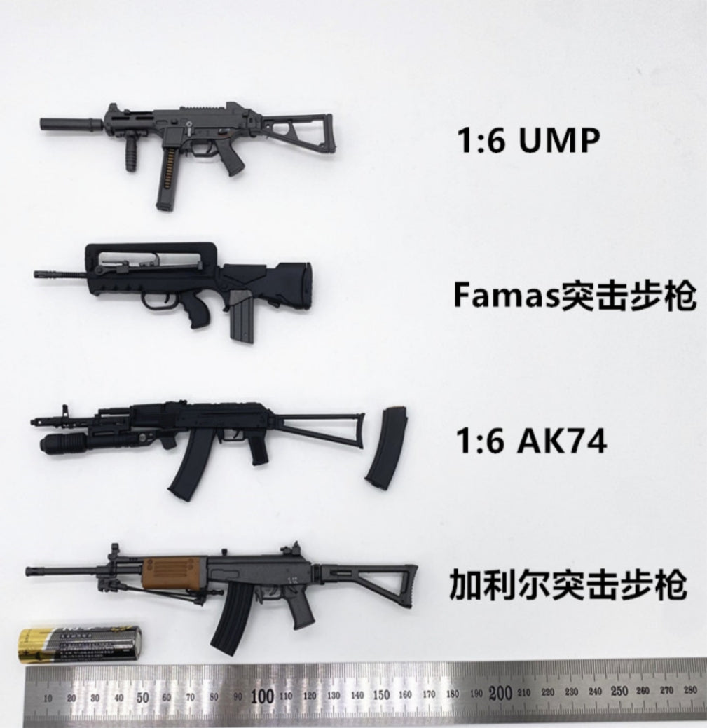 ZYTOYS Galil ARM Model 1/6 Scale Doll Accessory Fit Action Figure