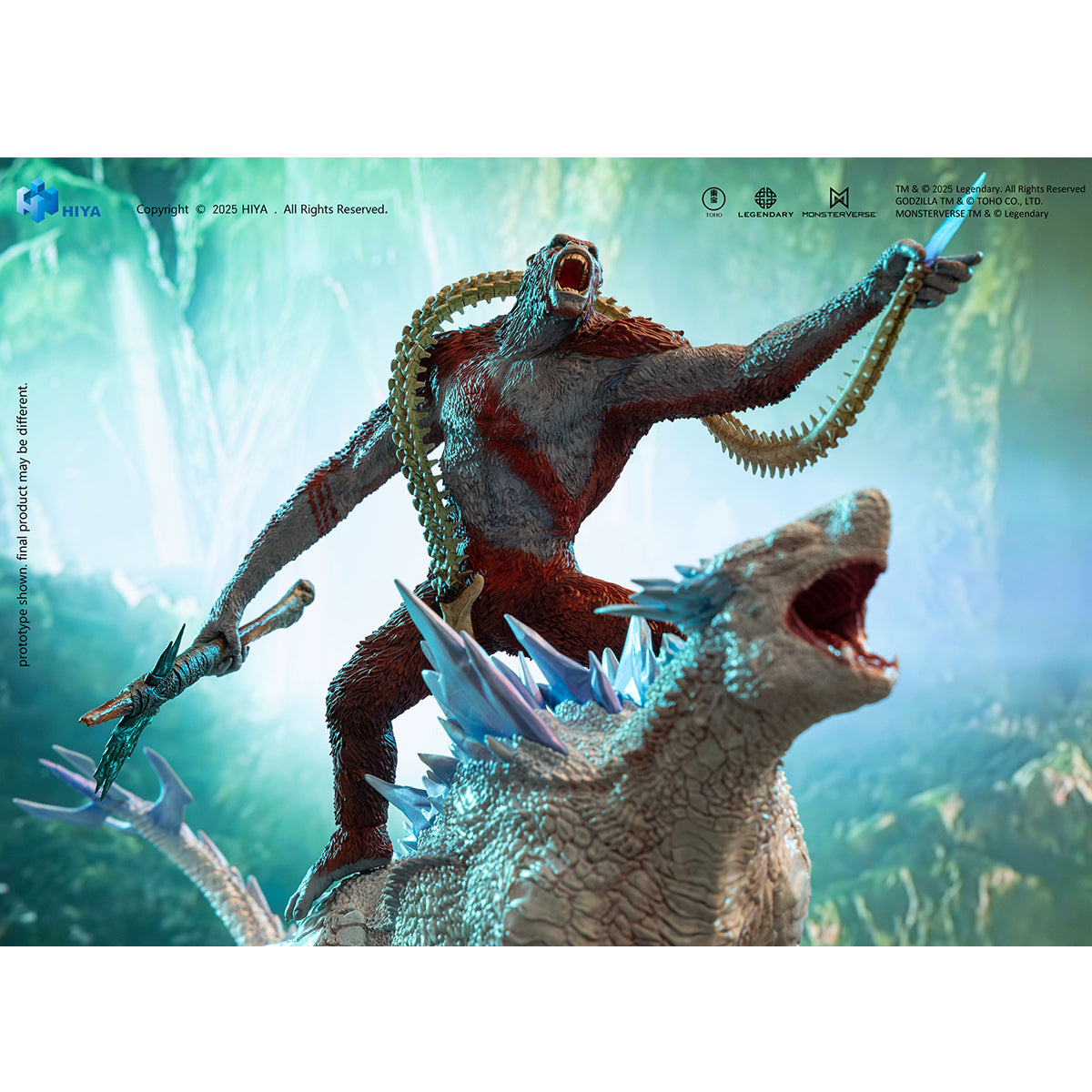 HIYA Godzilla vs Kong:The New Empire The Skar King SSG0197 Action Figure