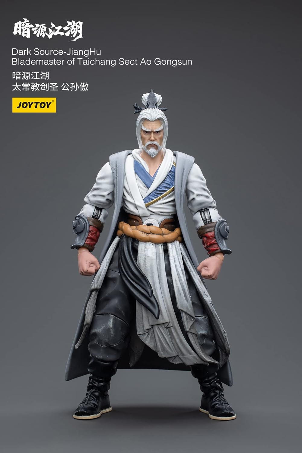 JoyToy Figurines d'action militaires de science-fiction à l'échelle 1/18 Ensemble complet Dark Source Battle for The Stars Series-JiangHu Blade Master of Taichang Sect Ao Gongsun