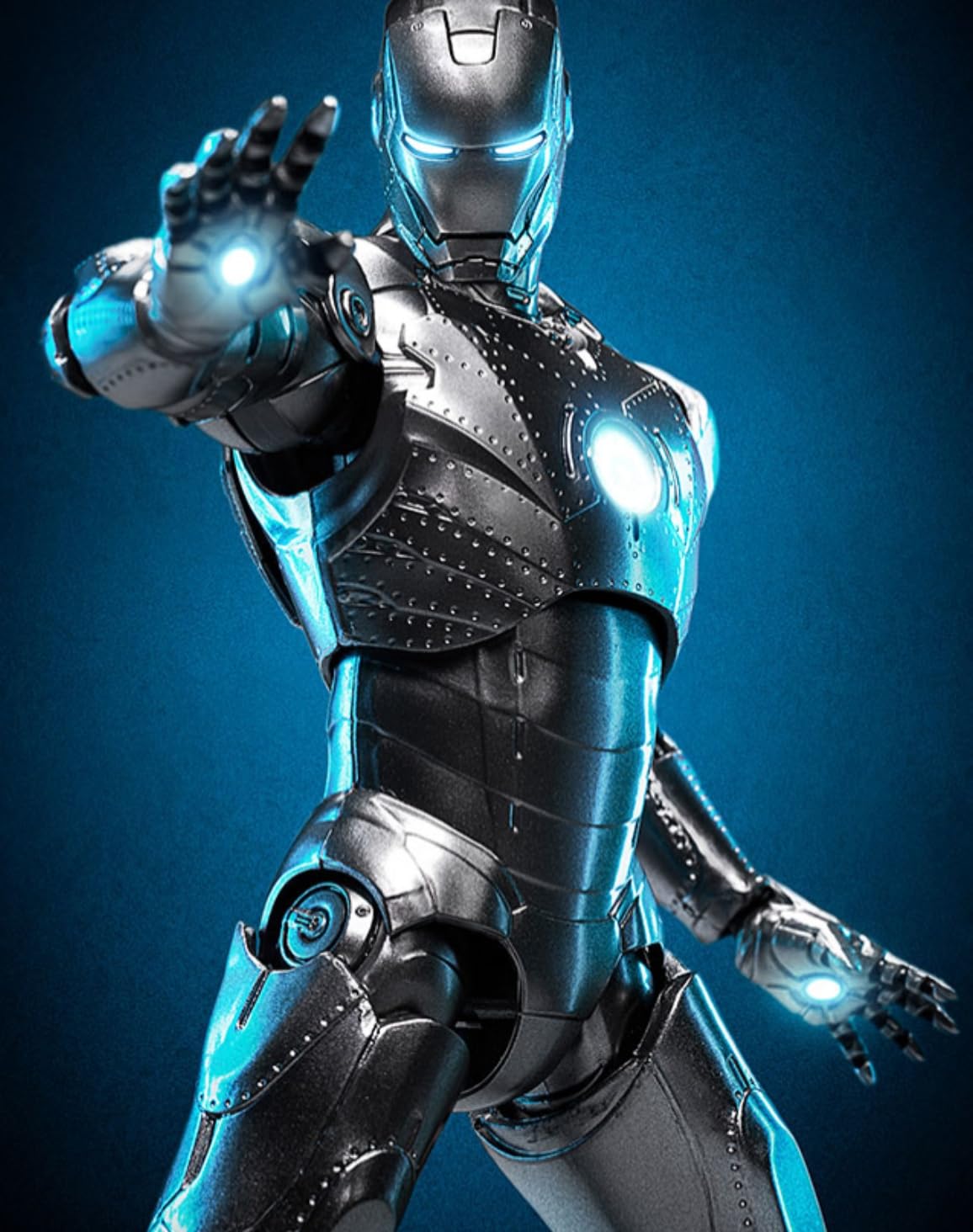 Conjunto completo de figuras coleccionables de ZD: Iron Man Mark, figura de acción en miniatura a escala 1:10