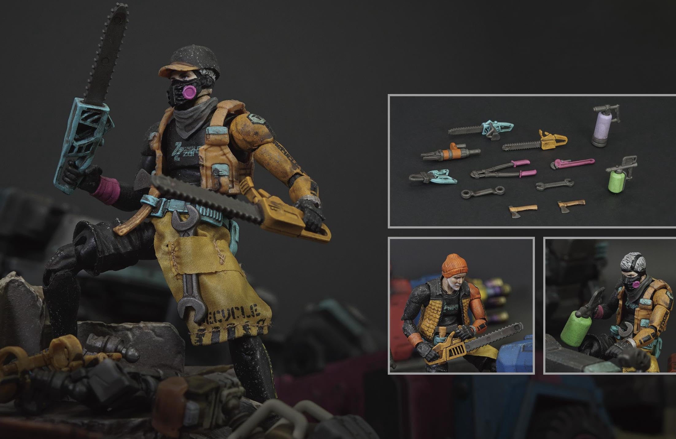 Figura coleccionable de Toys Alliance: Acid Rain Misshaku y Naraen Figura de acción en miniatura 1:18