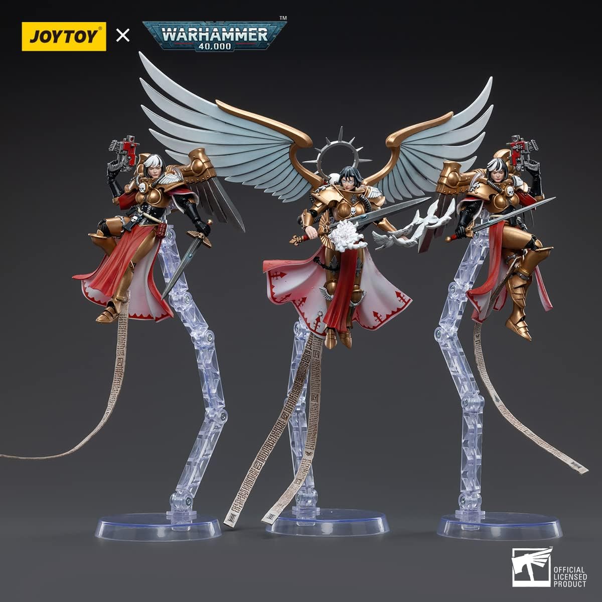 JoyToy 40K Adepta Sororitas Geminae Superia 2 figurine à collectionner à l'échelle 1:18