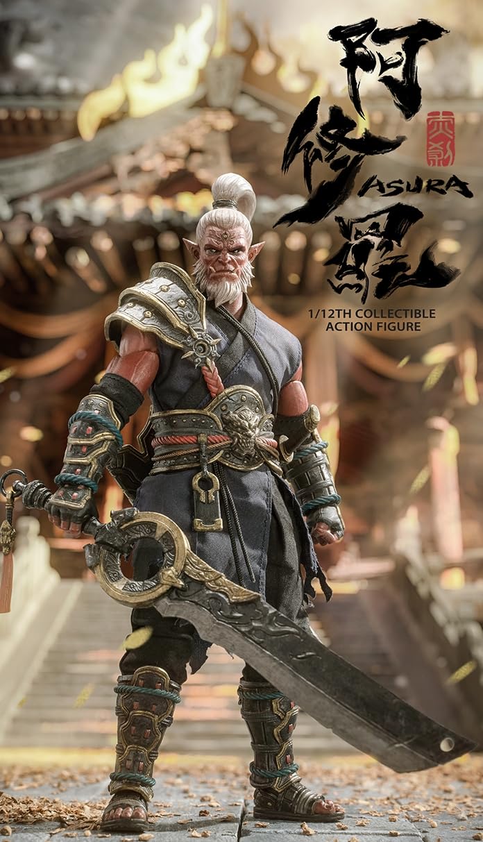 Figura coleccionable VTOYS: Rey Arturo: El último caballero, figura de acción masculina en miniatura a escala 1:12