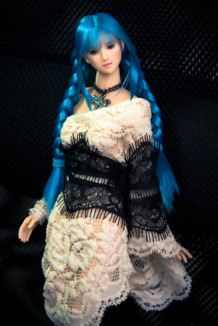 Figura de acción esculpida de cabeza femenina a escala 1/6 TBLeague/Obitsu/JIAOU CDH16