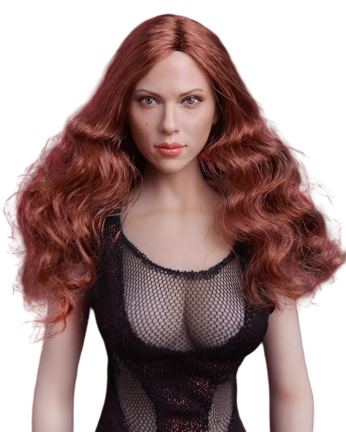 Escultura de cabeza femenina a escala 1:6 de Scarlett, actriz estadounidense, para figuras de acción de 30 cm (GC002A)