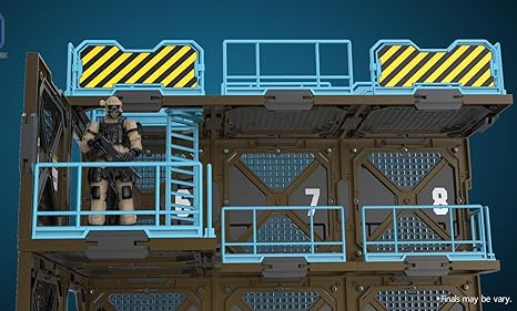 Accesorio para figura de acción FreshRetro a escala 1/18: Set de construcción de diorama, modelo Fortificaciones-B para figura coleccionable en miniatura SIB04