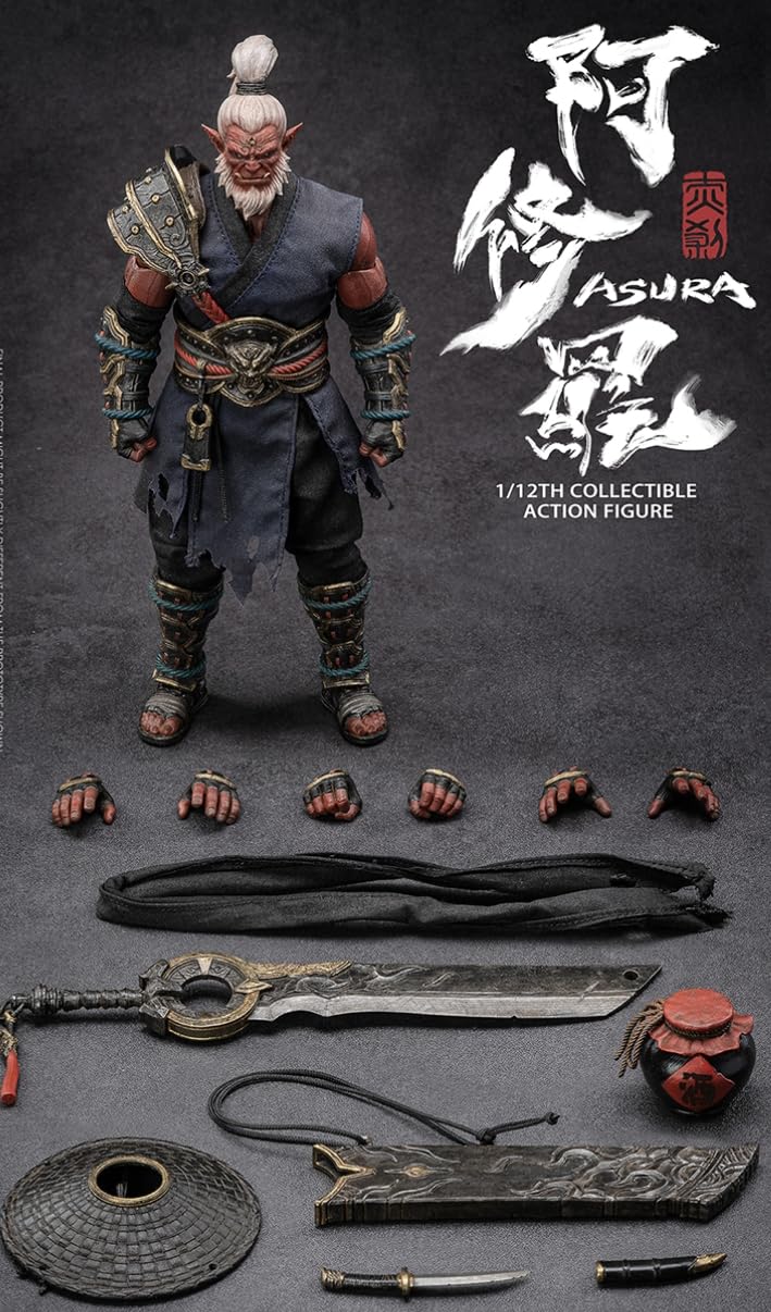 Figura coleccionable VTOYS: Rey Arturo: El último caballero, figura de acción masculina en miniatura a escala 1:12