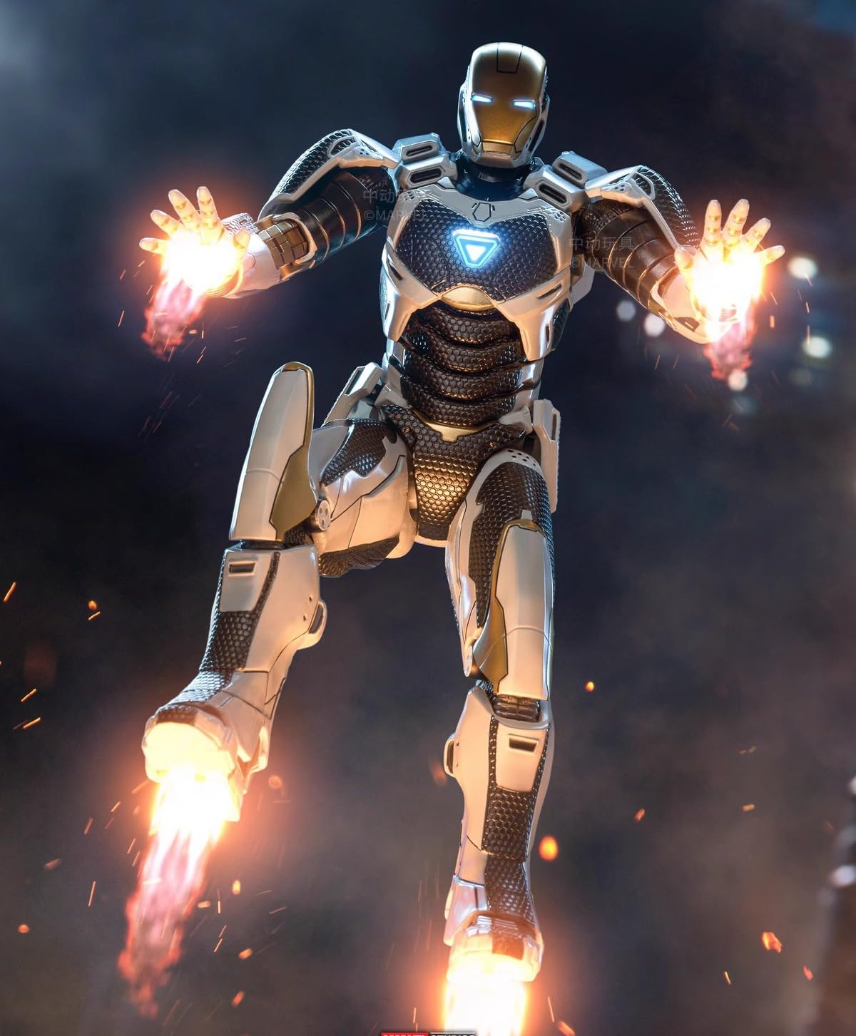 Conjunto completo de figuras coleccionables de ZD: Iron Man 3 Mark 33, figura de acción en miniatura a escala 1:10