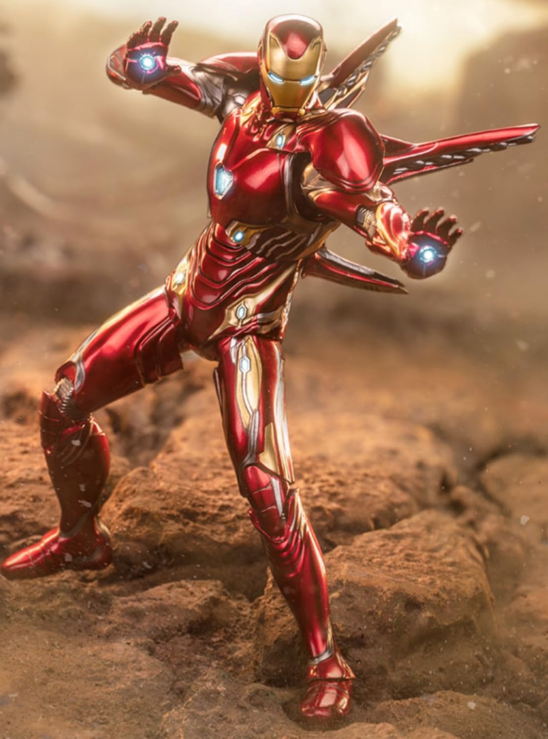Conjunto completo de figuras coleccionables de ZD: Iron Man Mark 85 2.0, figura de acción en miniatura a escala 1:10