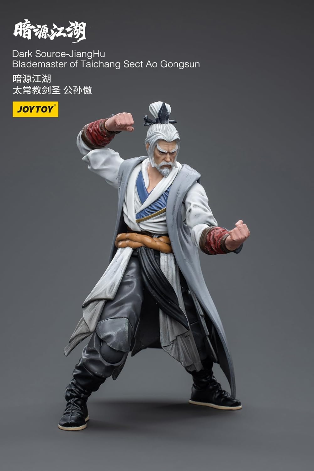 JoyToy Figurines d'action militaires de science-fiction à l'échelle 1/18 Ensemble complet Dark Source Battle for The Stars Series-JiangHu Blade Master of Taichang Sect Ao Gongsun