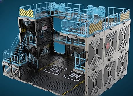 Accesorio para figura de acción FreshRetro a escala 1/18: Set de construcción de diorama, modelo Fortificaciones-B para figura coleccionable en miniatura SIB04