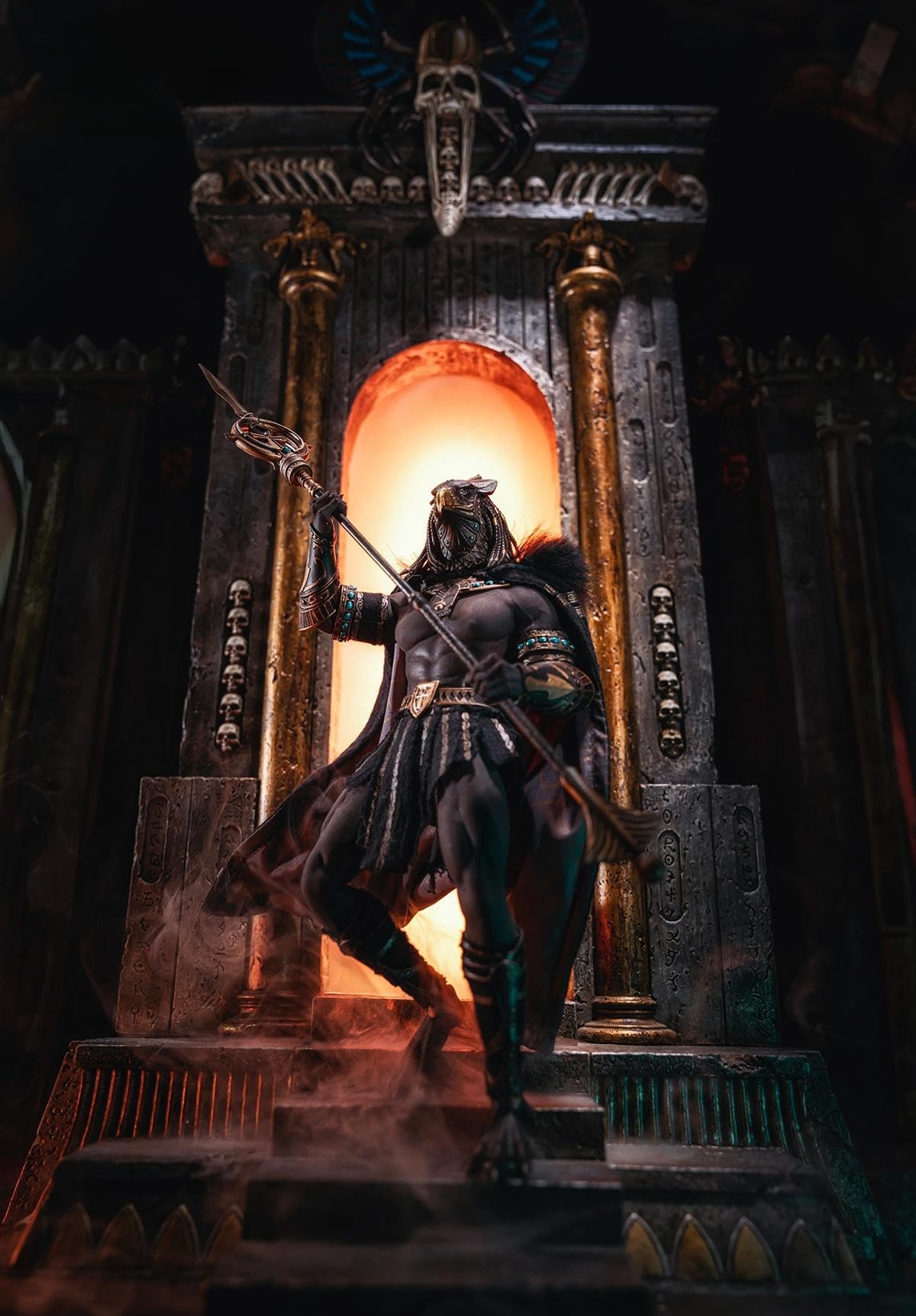 Figura coleccionable TBLeague: Horus, guardián del faraón, diseño sin costuras, miniatura masculina a escala 1:12