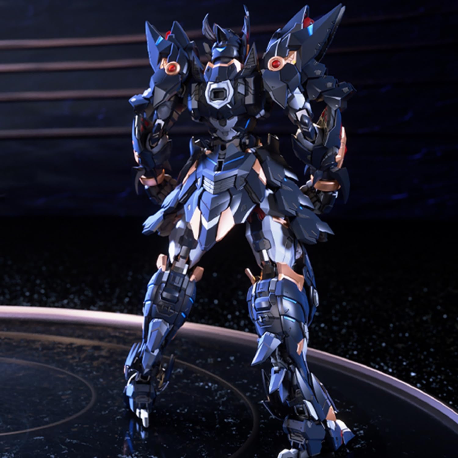 Figura coleccionable Zen: Shadow Anzhi, figuras de acción de estilo mecha