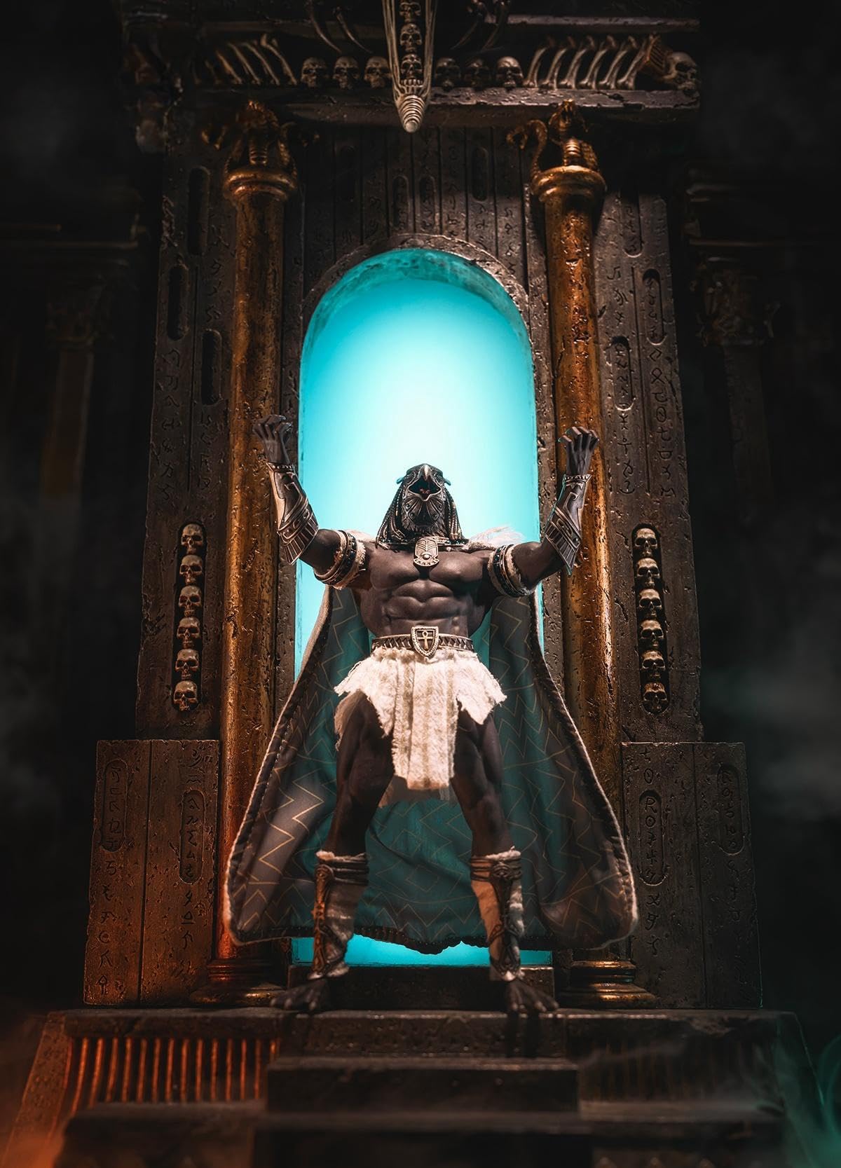 Figura coleccionable TBLeague: Horus, guardián del faraón, diseño sin costuras, miniatura masculina a escala 1:12