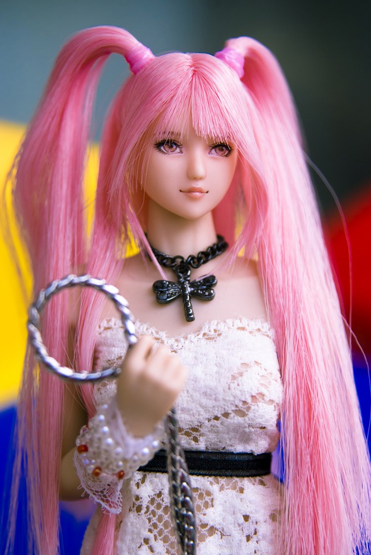 Figura de acción esculpida con cabeza femenina a escala 1/6 TBLeague/Obitsu/JIAOU CDH19