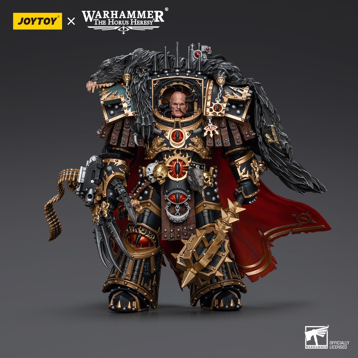 Figurines articulées JoyToy Warhammer The Horus Heresy Warmaster Horus Primarque de la XVlème Légion à l'échelle 1:18