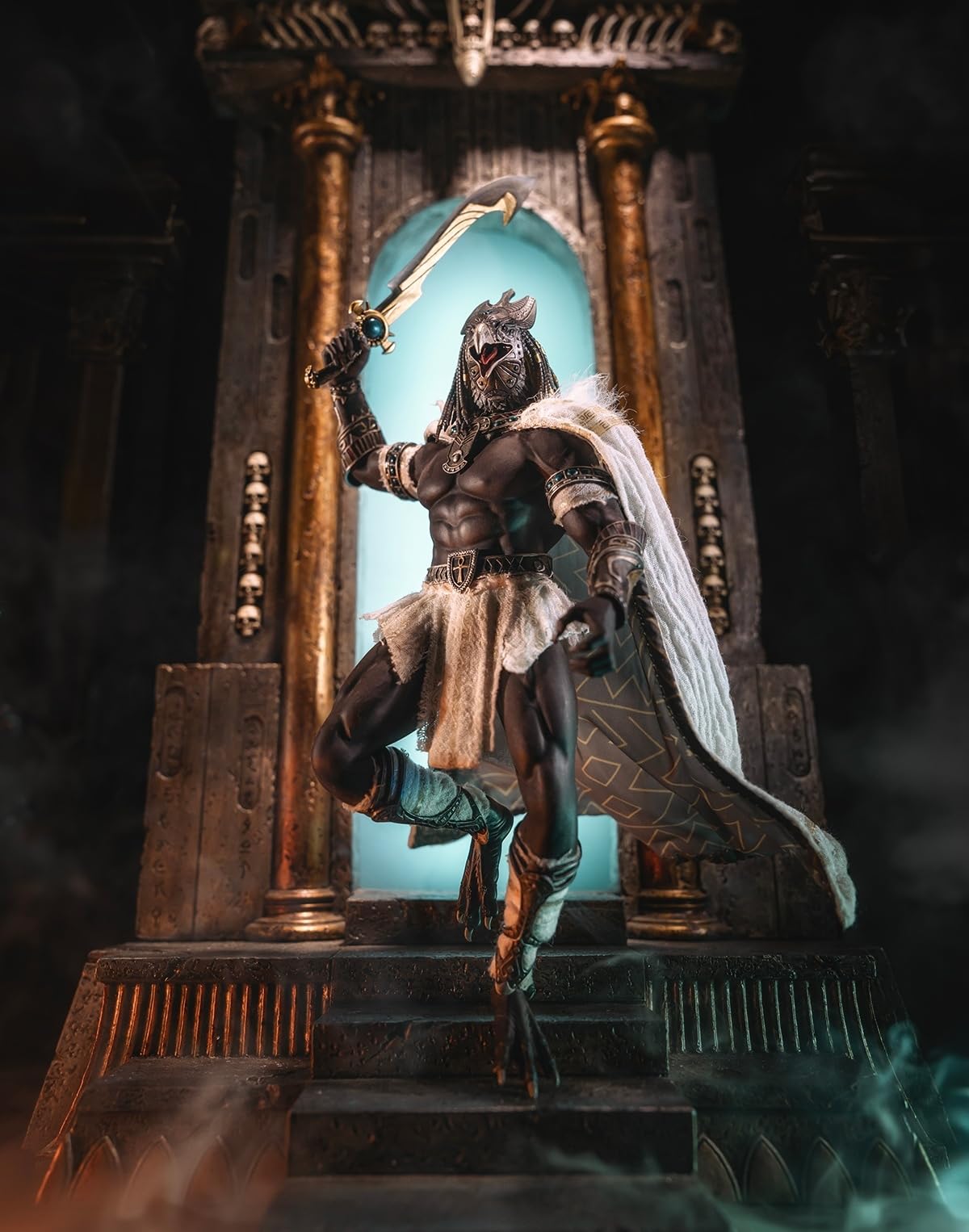 Figura coleccionable TBLeague: Horus, guardián del faraón, diseño sin costuras, miniatura masculina a escala 1:12