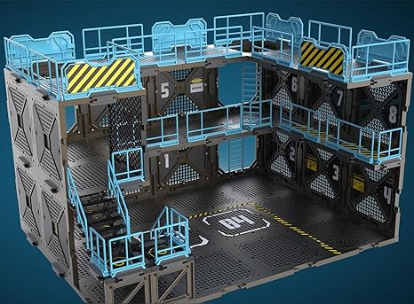 Accesorio para figura de acción FreshRetro a escala 1/18: Set de construcción de dioramas, Fortificaciones: Modelo para figura coleccionable en miniatura SIB03