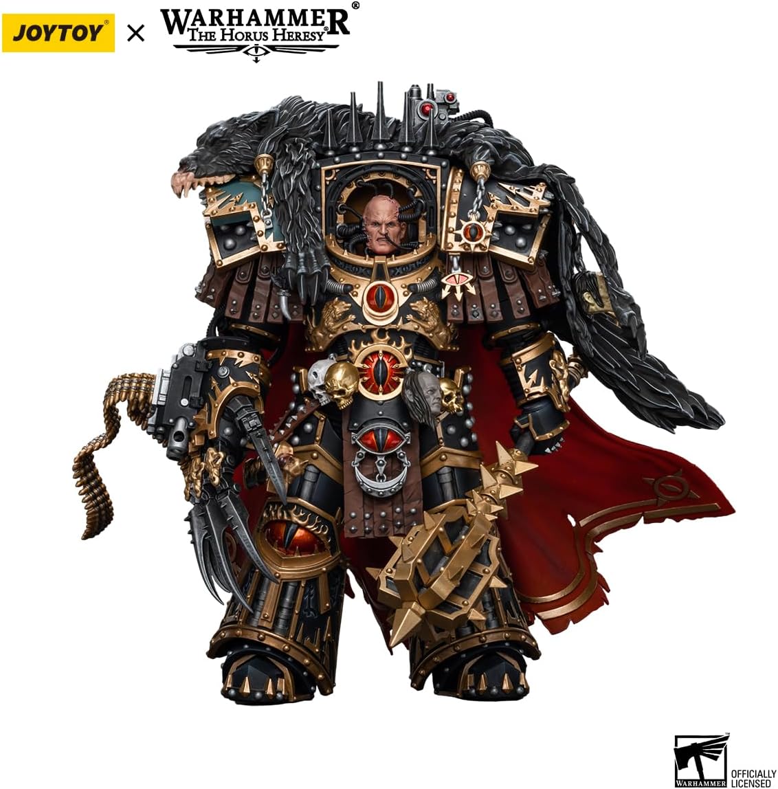 Figurines articulées JoyToy Warhammer The Horus Heresy Warmaster Horus Primarque de la XVlème Légion à l'échelle 1:18