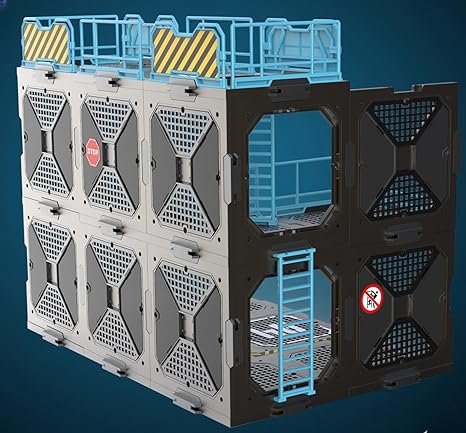 Accesorio para figura de acción FreshRetro a escala 1/18: Set de construcción de diorama, modelo Fortificaciones-B para figura coleccionable en miniatura SIB04