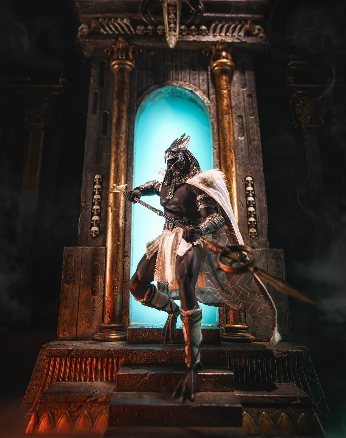 Figura coleccionable TBLeague: Horus, guardián del faraón, diseño sin costuras, miniatura masculina a escala 1:12