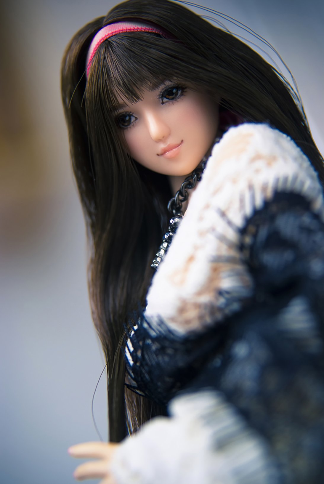 Figura femenina a escala 1/6, escultura de cabeza TBLeague/Obitsu/JIAOU CDH01