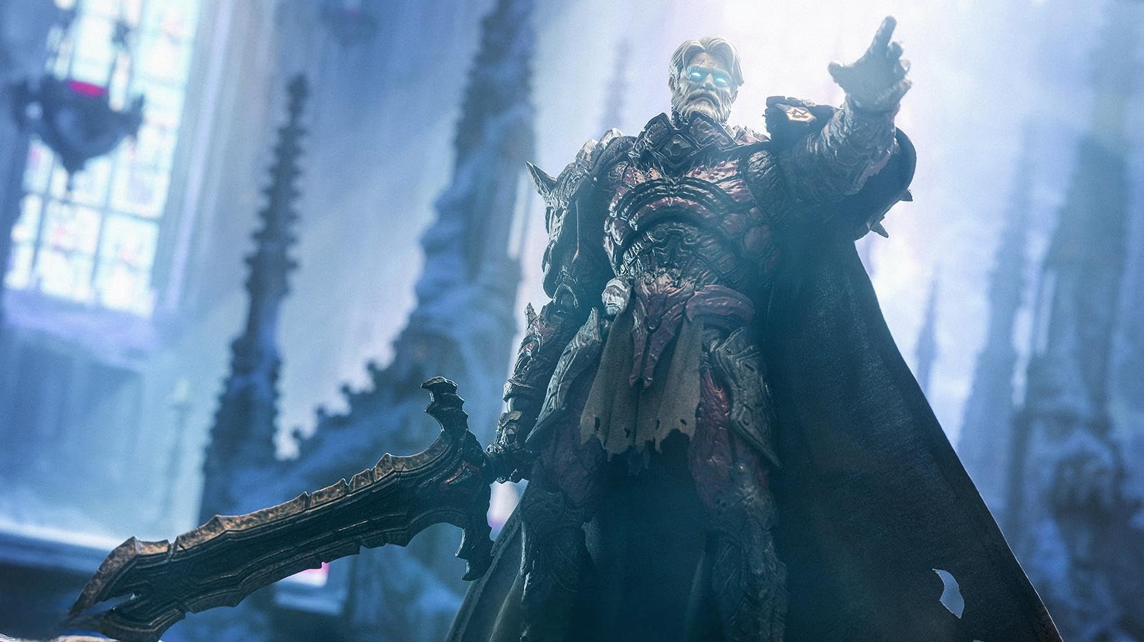 Figura coleccionable VTOYS: Rey Arturo: El último caballero, figura de acción masculina en miniatura a escala 1:12