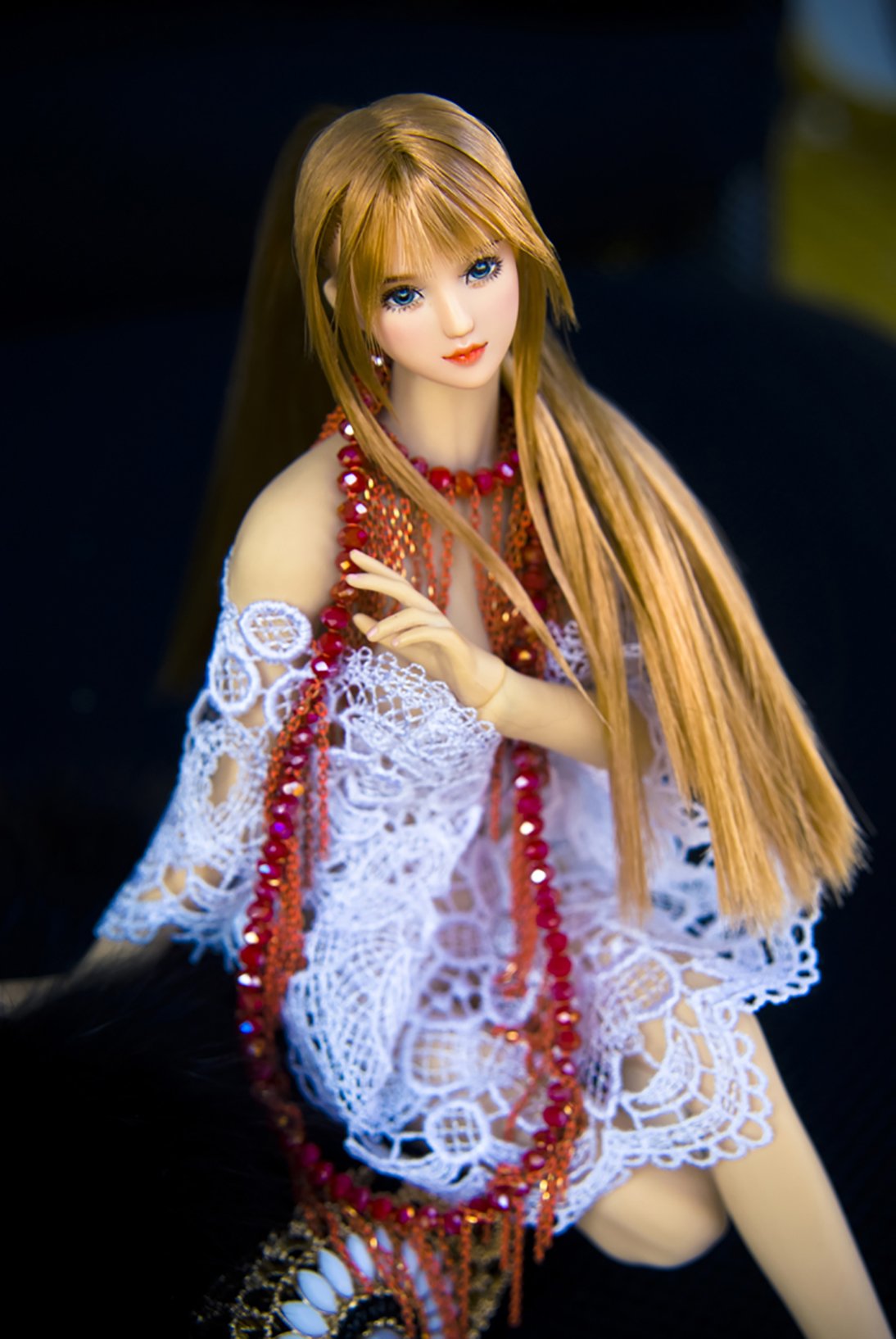 Figura femenina a escala 1/6, cabeza esculpida, figura de acción TBLeague/Obitsu/JIAOU CDH07