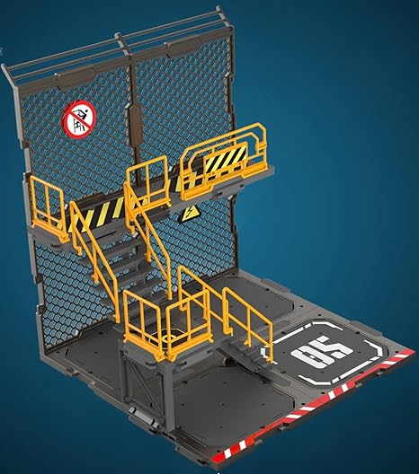 Accesorio para figura de acción FreshRetro a escala 1/18: Set de construcción de diorama, base de red de hierro, modelo A para figura coleccionable en miniatura SIB05