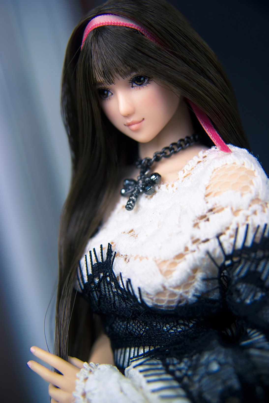 Figura femenina a escala 1/6, escultura de cabeza TBLeague/Obitsu/JIAOU CDH01