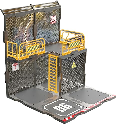 Accessoire pour figurine FreshRetro à l'échelle 1/18 : ensemble de construction diorama, base en filet de fer B pour figurine miniature de collection SIB06