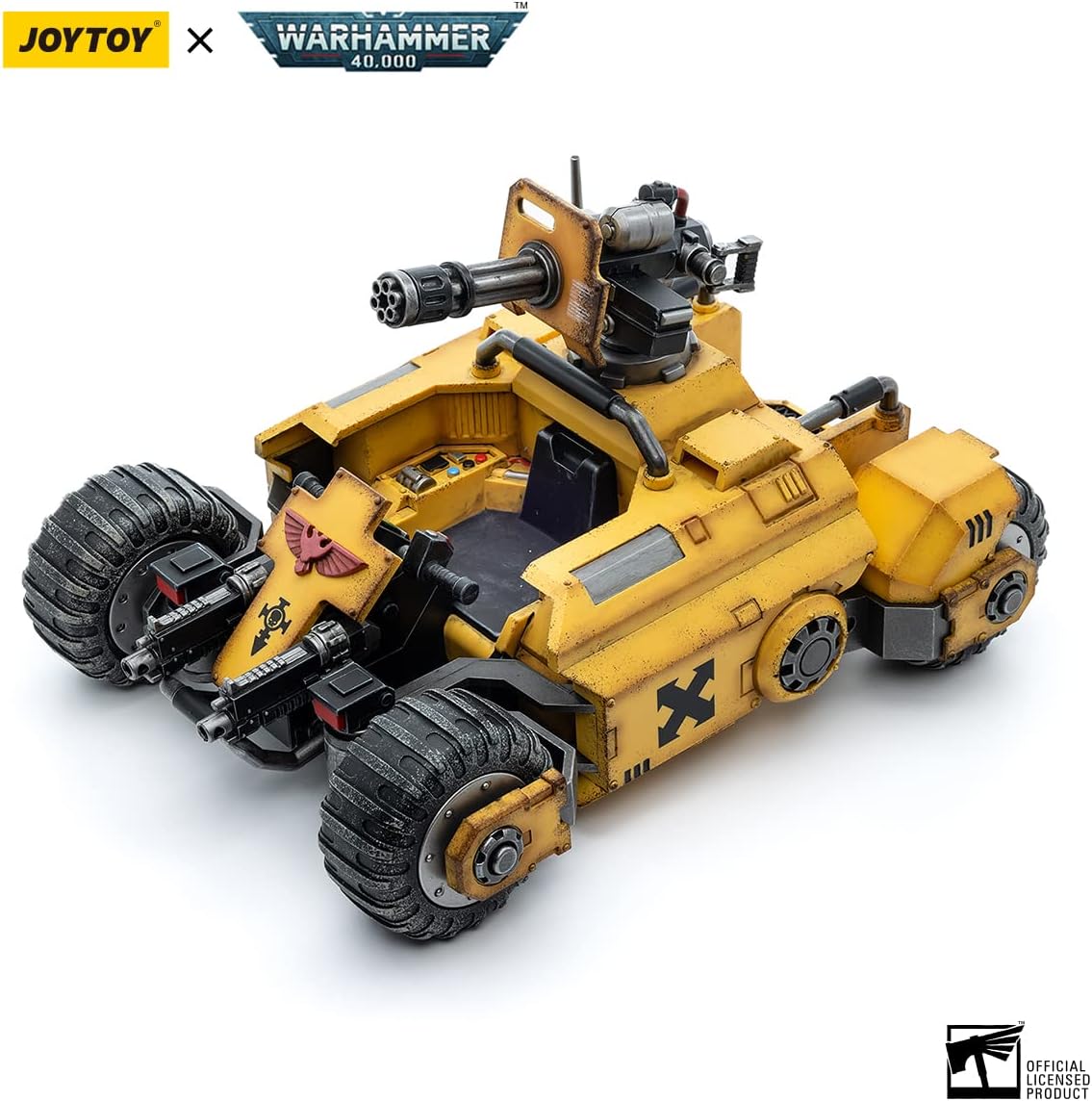 JoyToy - Figurines d'action de science-fiction Warhammer 40K sous licence officielle à l'échelle 1/18 (ATV, Imperial Fists)