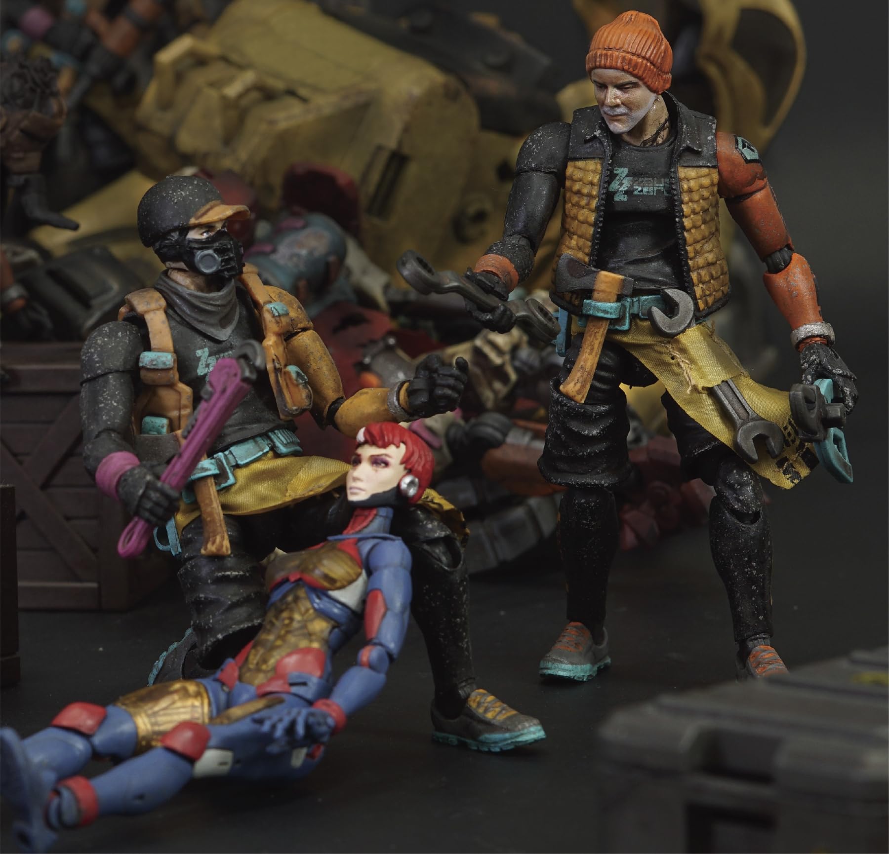 Figura coleccionable de Toys Alliance: Acid Rain Misshaku y Naraen Figura de acción en miniatura 1:18