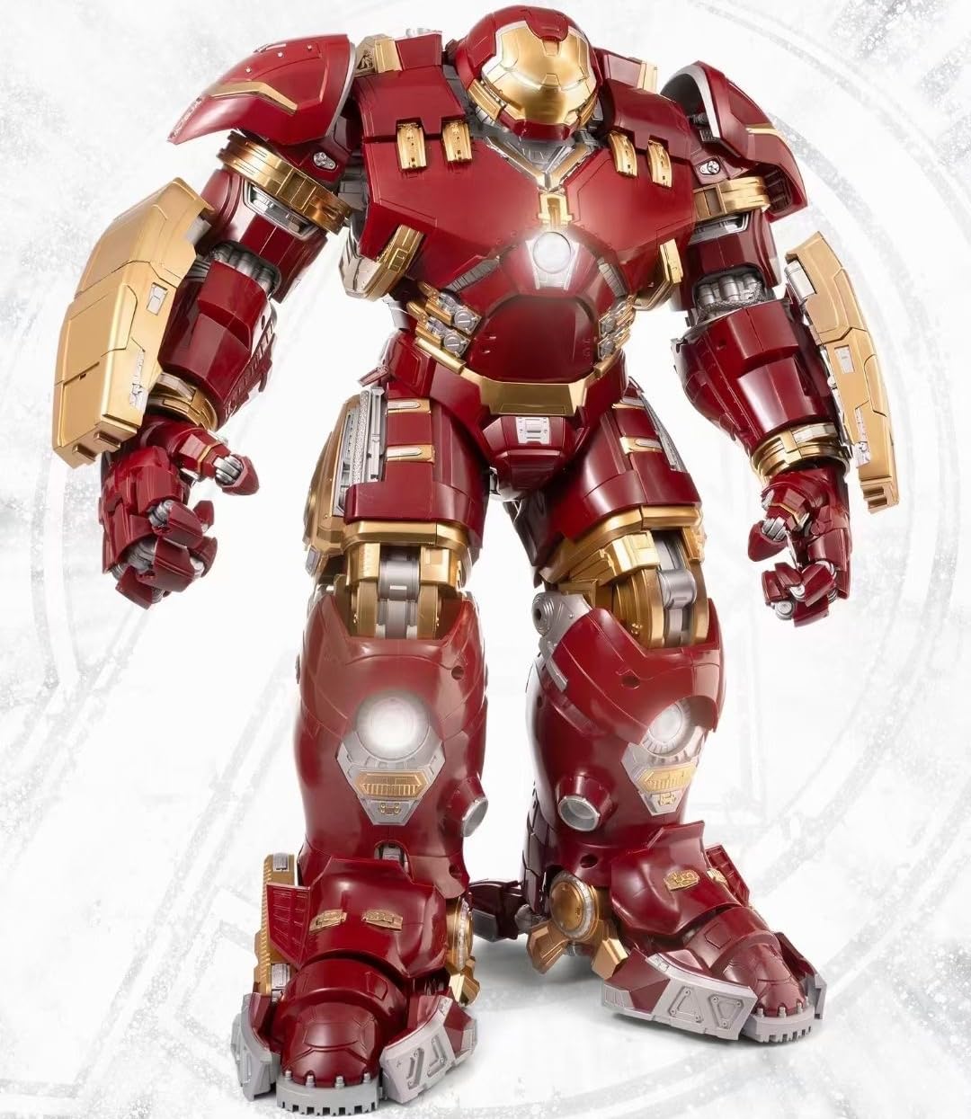 Maquetas de plástico Fondjoy: Figuras de acción coleccionables Iron Man Mark XLIV Hulkbuster a escala 1:7 MV2023801X