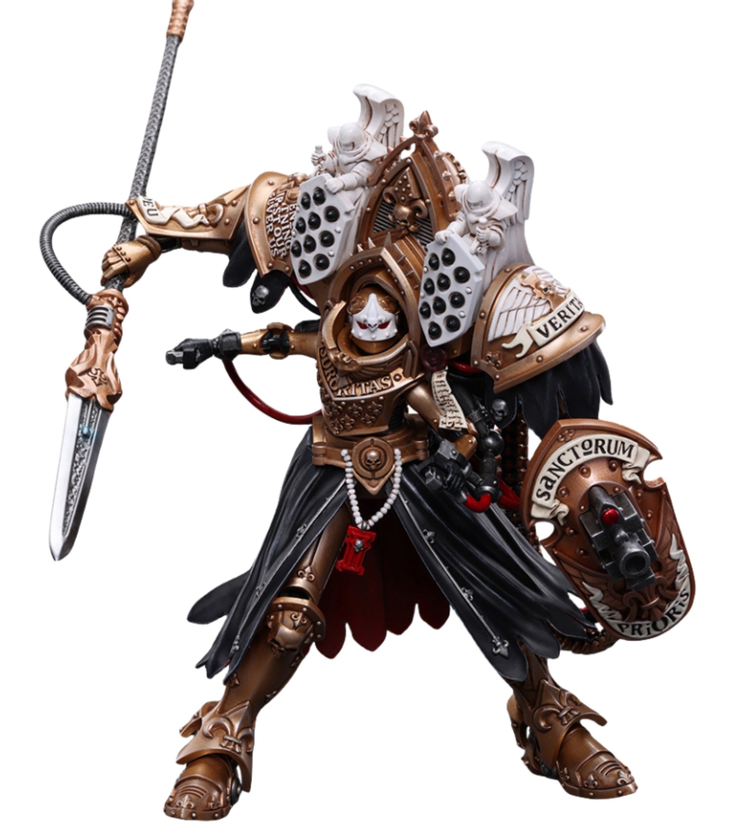 JoyToy Warhammer 40K : Figurines d'action Adepta Sororitas Abbesse Sanctorum Morvenn Vahl