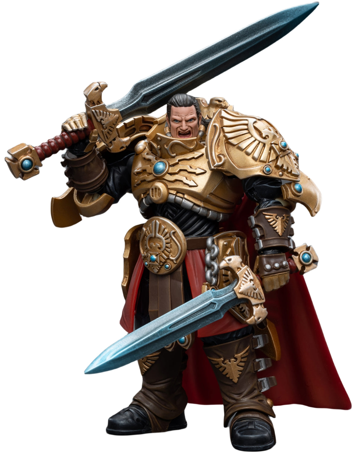 JoyToy Warhammer 40K Figurine à collectionner : Adeptus Custodes Blade Champion Figurines à l'échelle 1:18 JT8124