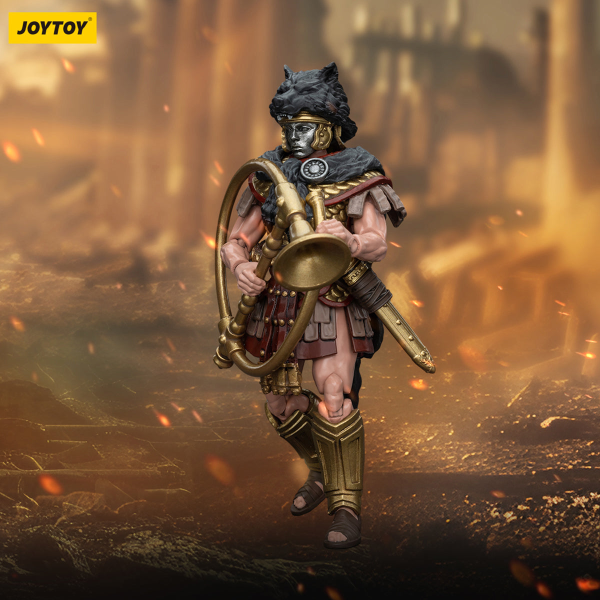JOYTOY Strife JT6182 Roman Republic Cohort Iv Buccinator 1/18 Scale Action Figure
