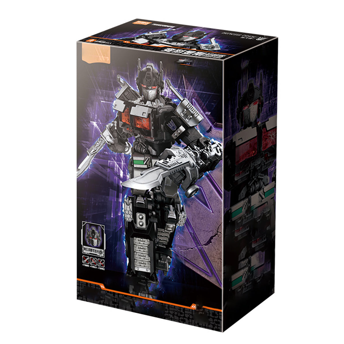 Kits de modelos de ensamblaje de Blokees: Transformers Classis Clase 08 - Nemesis, estilo Mecha Musume, miniatura de 13 cm de altura.