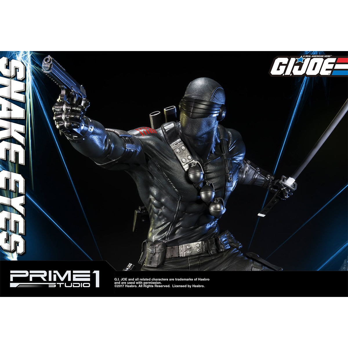 Prime 1 Studio 26-Inch G.I. Joe Snake Eyes Regular Version Art Statue