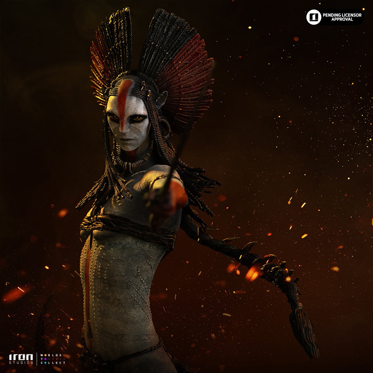 Iron Studios AVAT134125-10 Avatar 3: Fire and Ash - Varang 1/10 Scale Art Statue