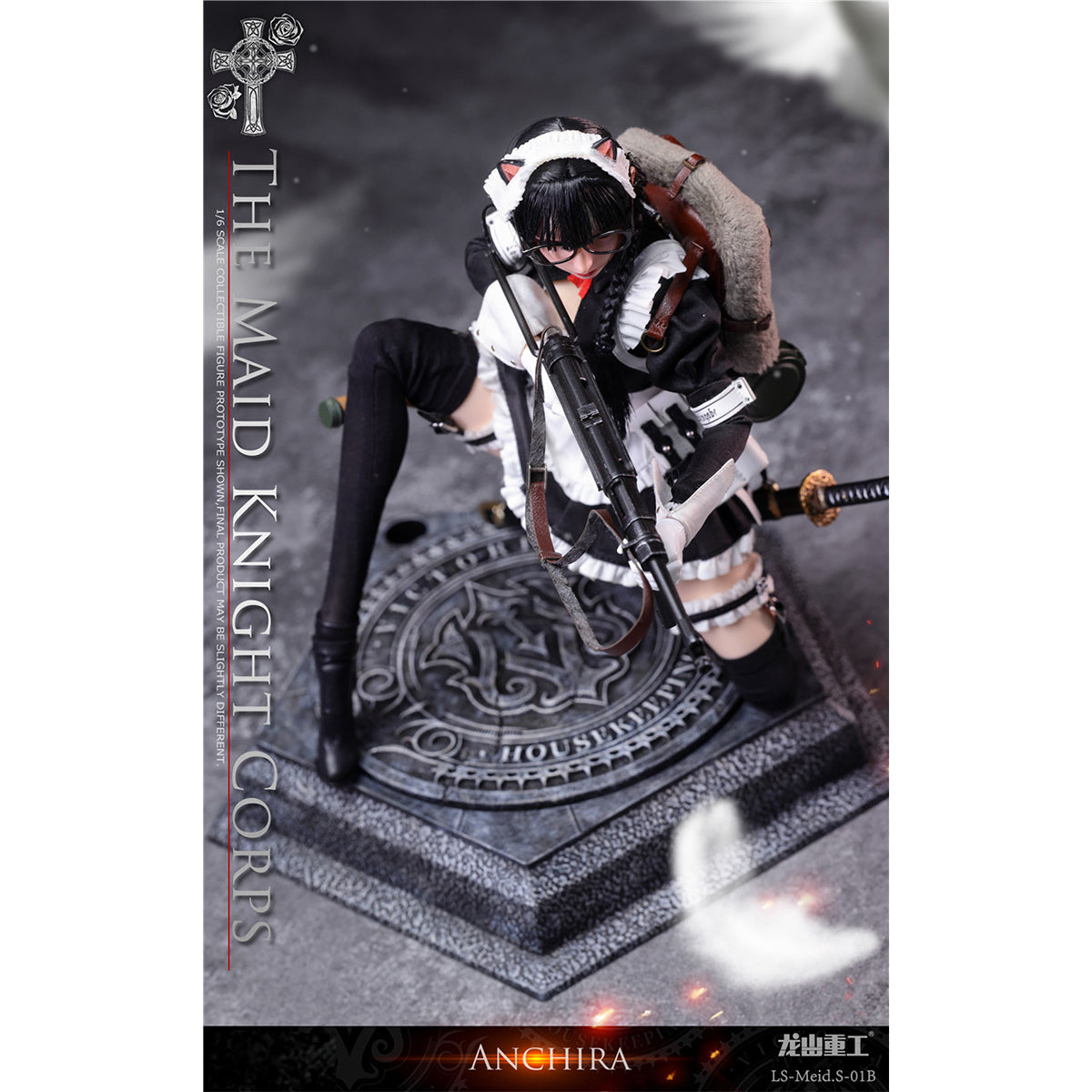 LONGSHANJINSHU The Maid Knight Corps - Grenade ANCHIRA LS-Meid.S-01B 1/6 Scale Action Figure