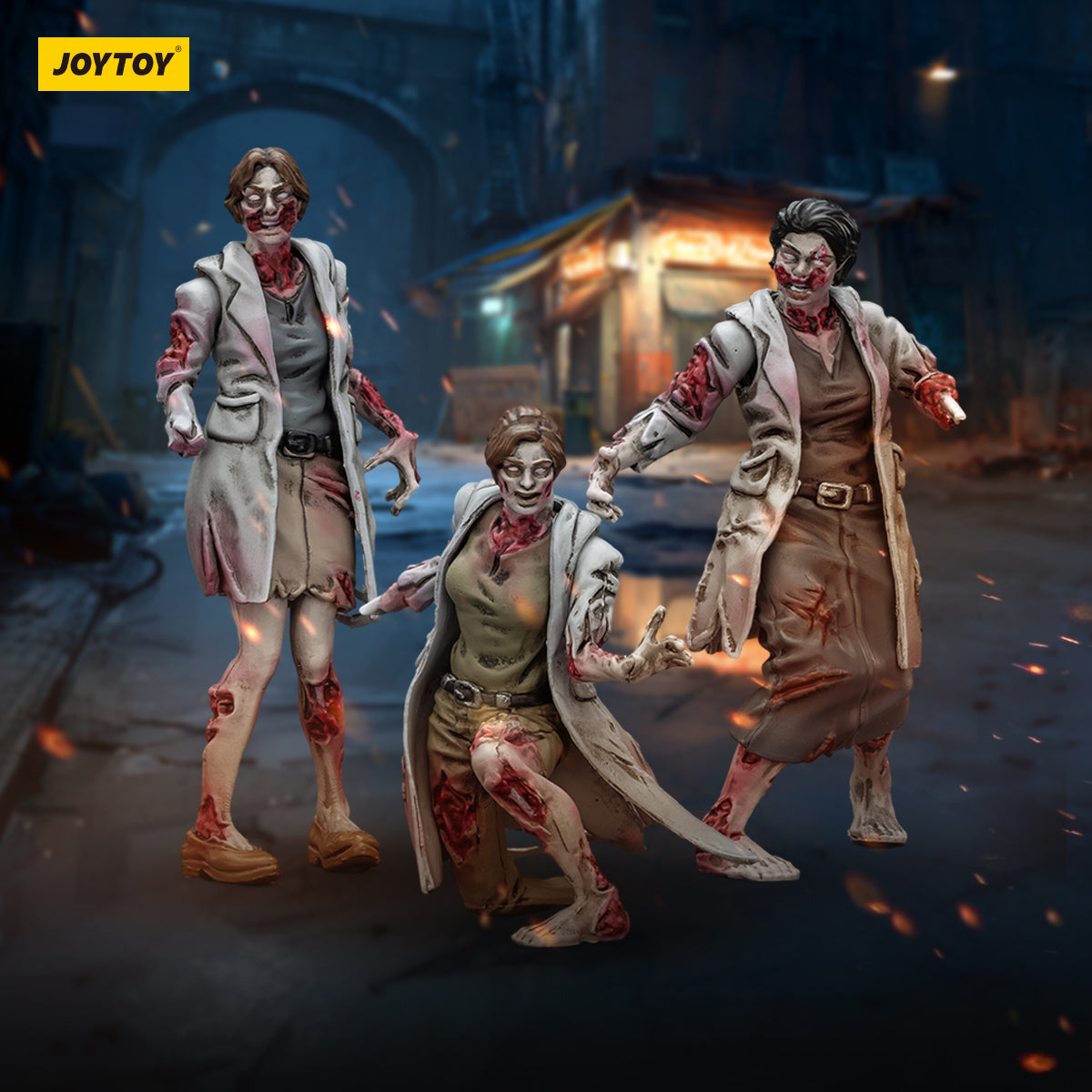 (Only Shipped to the US) JOYTOY 1/25 Dark Source Zombie Figure Medics JT01628 Action Figures