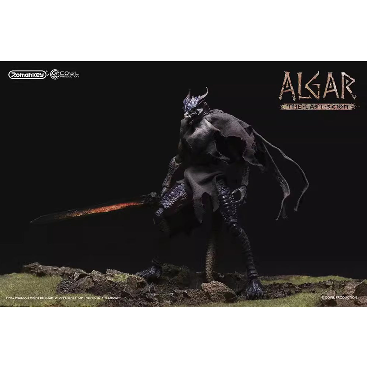 Romankey X COWL The Last Scion Algar The First Receiver Action Figure