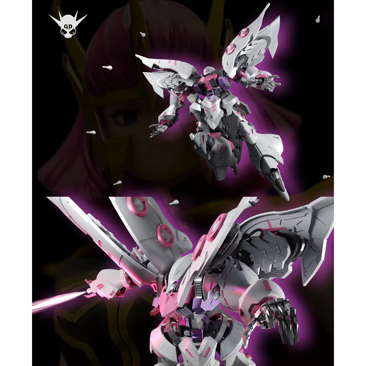 YIYA-G 1/120 Q-beley Queen's Vehicle YIYAGO1 Standard Edition Assembly Model Kits