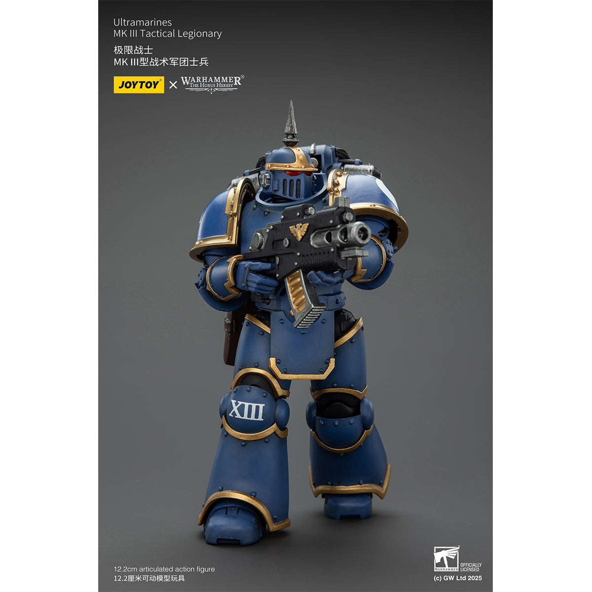 (Only Shipped to the US) JOYTOY Warhammer Ultramarines MK lll Tactical Legionary JT02663 1/18 Scale Action Figure