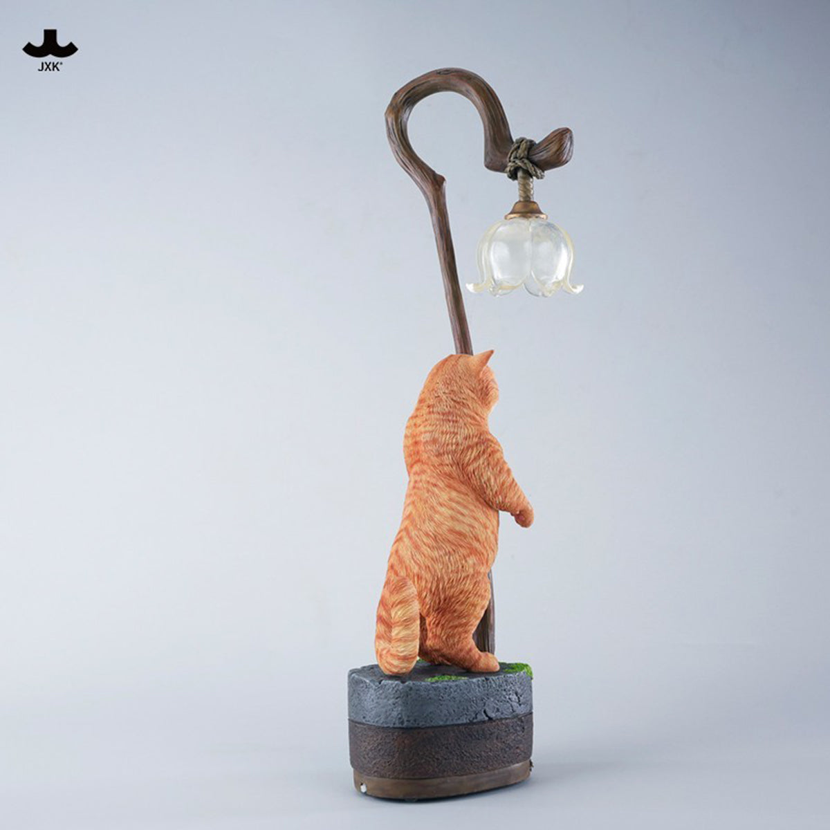 JXK Lily of the Valley Reflecting a Cat JXK342 Collectible Animal Figurine